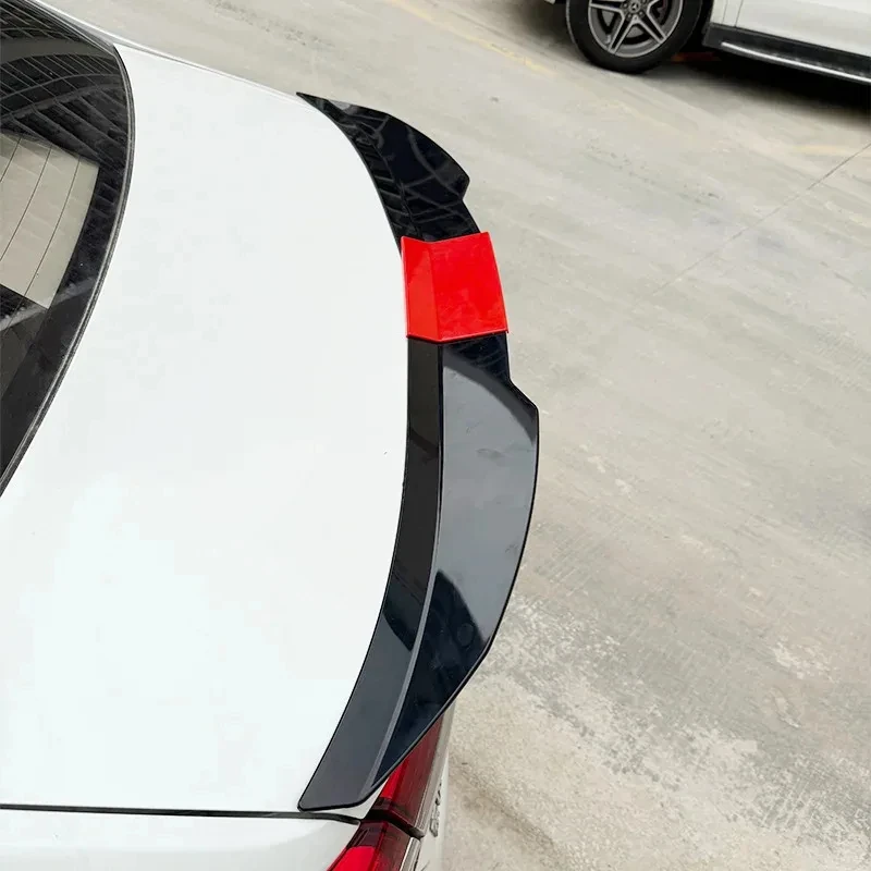 3pcs Sedan Rear Trunk Tail Rear Wing Spoiler 46.06-50.0inch Adjustable DIY Refit Boot Wings Spoiler Car Accessory