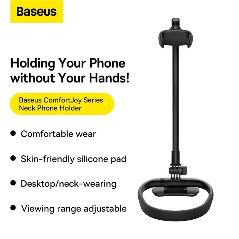 Imagem -02 - Baseus Suporte de Telefone Pescoço Flexível Suporte de Suspensão Suporte de Pescoço Cama Suporte de Mesa Suporte Móvel Suportes de Telefone Celular para 5.46.7 Telefone