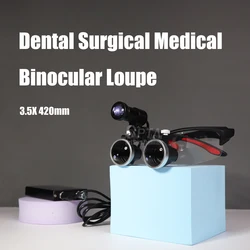 SPTA LED Dental Loupe 3.5X Magnification Binocular Surgical Glasses Renfert Dentistry Equipment For Odontologia And Medical Use