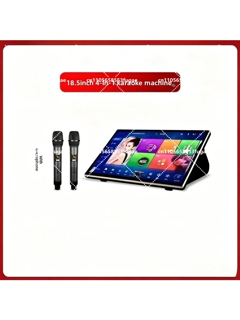 16-Language Home Karaoke Sound System with Touch Screen All-in-One Karaoke Machine for Karaoke Room