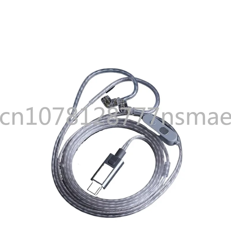 

M2 Professional Full Range DAC Decoding Dual HD Three Level Tuning Microphone Type-C Interface Silver Plated Cable