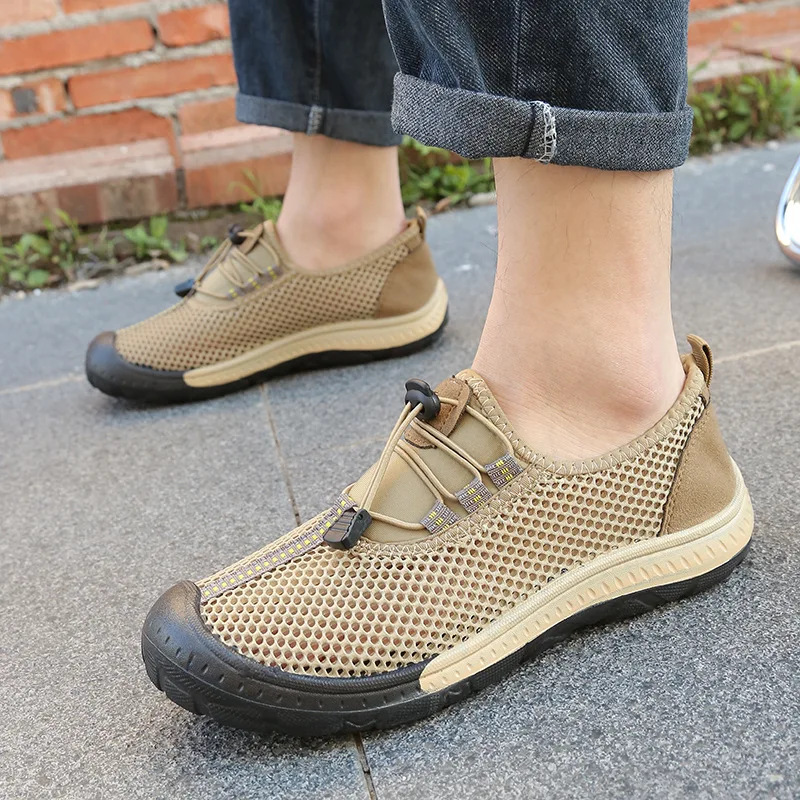 2026 Summer Walking Shoes Men Sneakers Sport Lightweight Casual Hiking Shoes Men Breathable Casual Shoes Man Outdoor Footwea