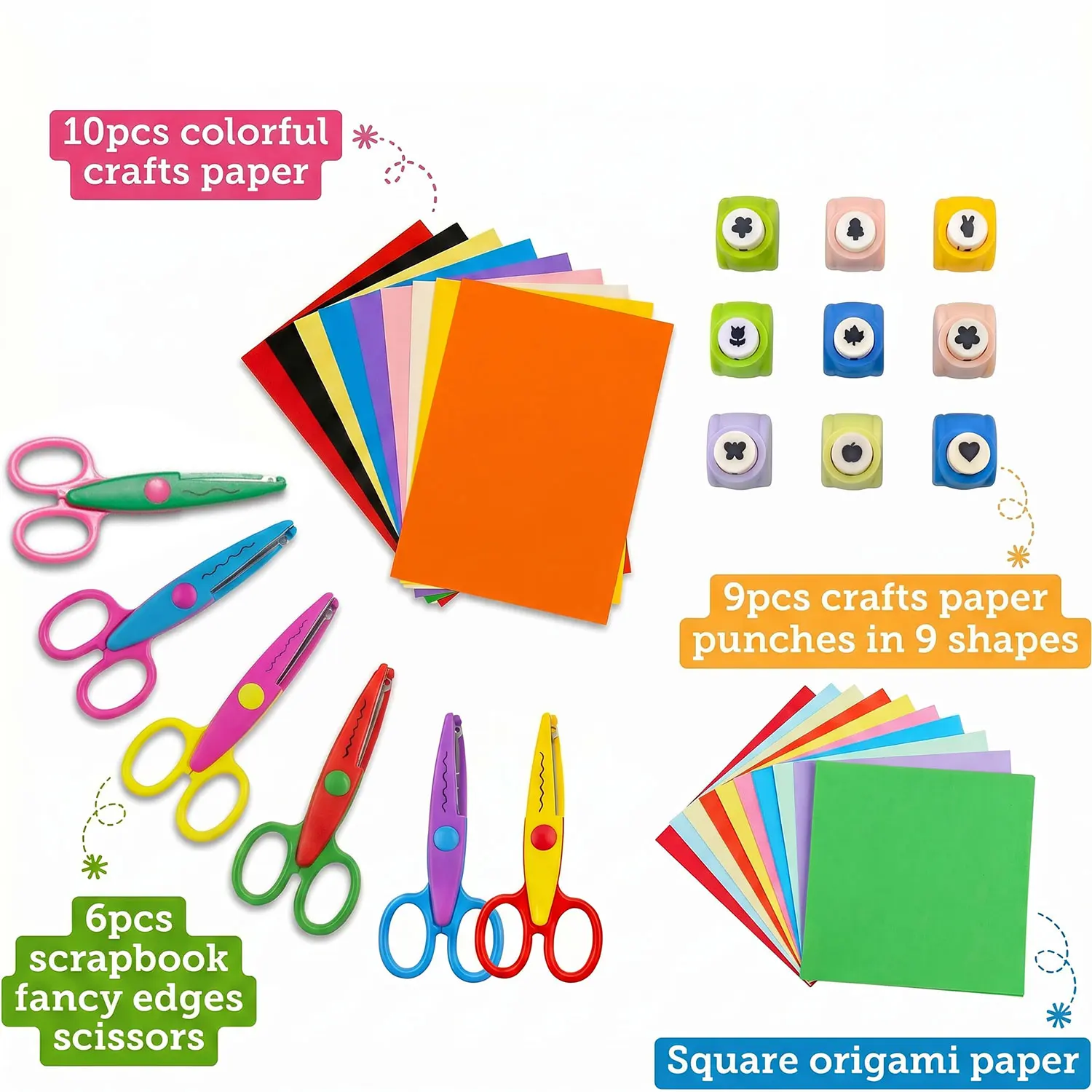 Decorative Edge Craft Scissors Set 3