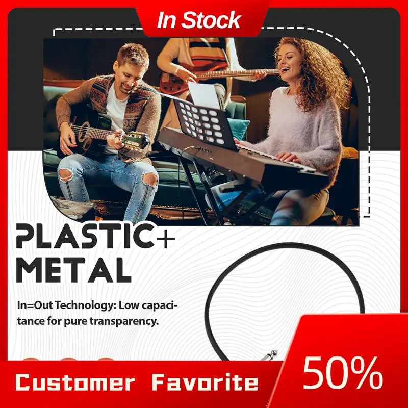 30Cm Guitar Pedal Cable 6.35Mm Effect Pedal Cable Pedal Patches Cable Effect Patches Cable