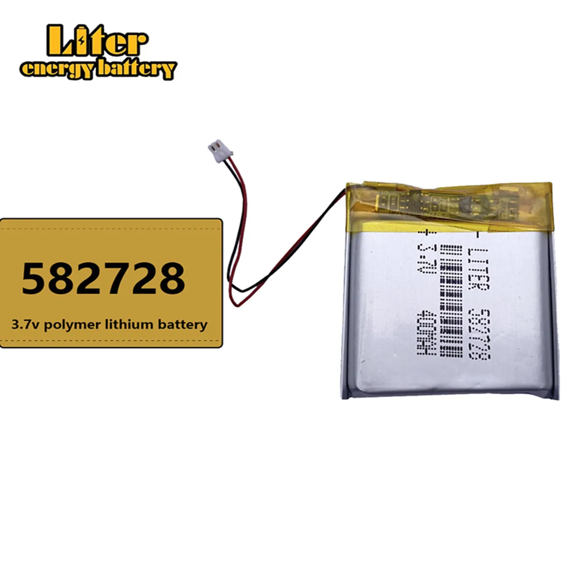 582728 400mah 3.7V  lithium-ion polymer battery quality goods of CE FCC ROHS certification authority