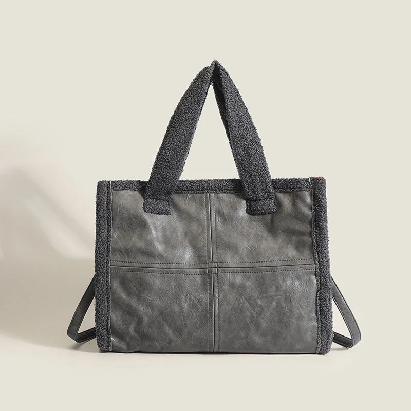 Bolsos de mensajero cruzados de diseñador de lujo de gran capacidad de cuero Artificial, bolsos de hombro con letras, bolso de mano para ordenador portátil para mujer