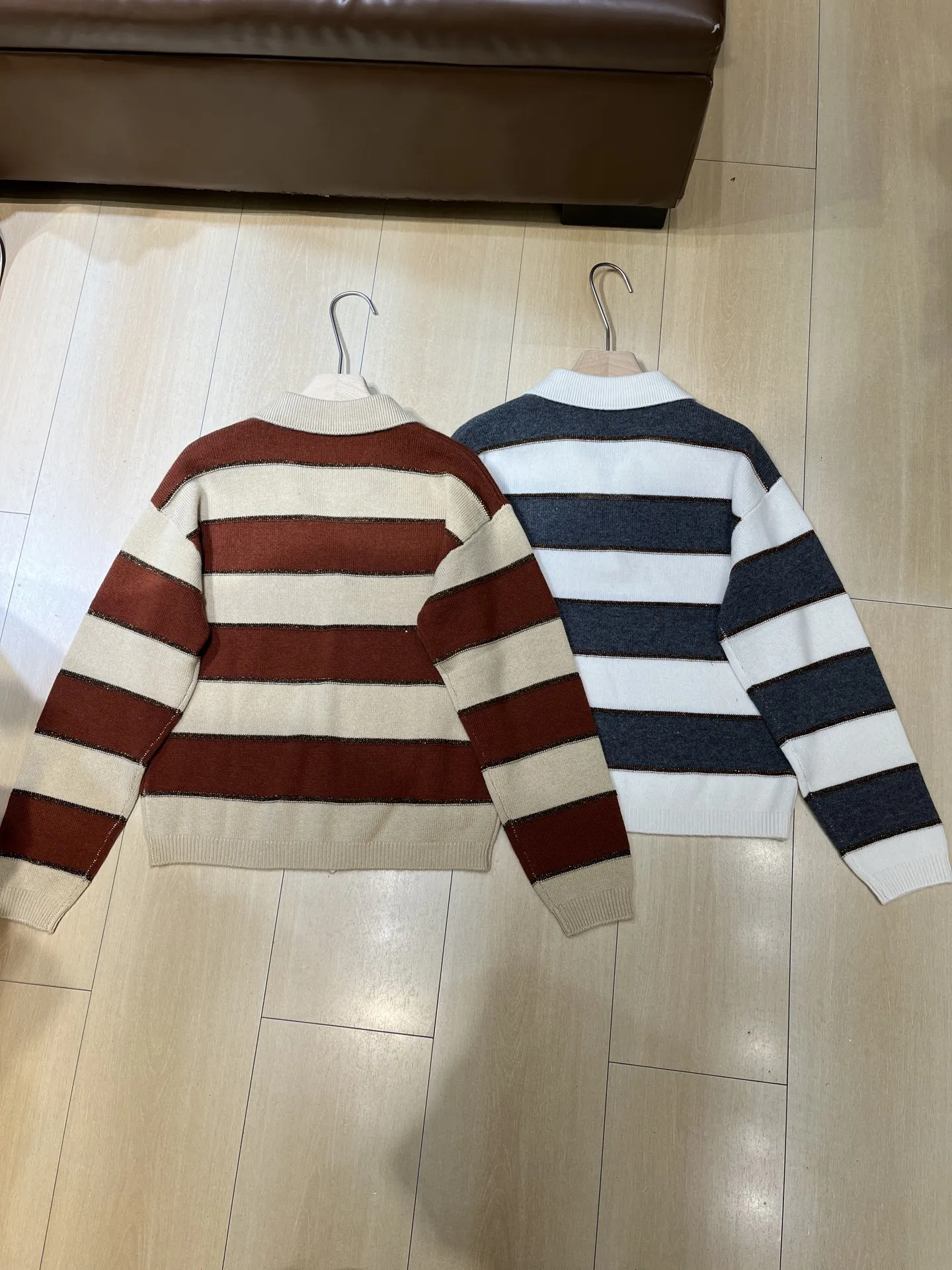 Kadın Çizgili Yaka Kazak – Son - Cashmere Sweater Formal incelemesi ve fiyatı