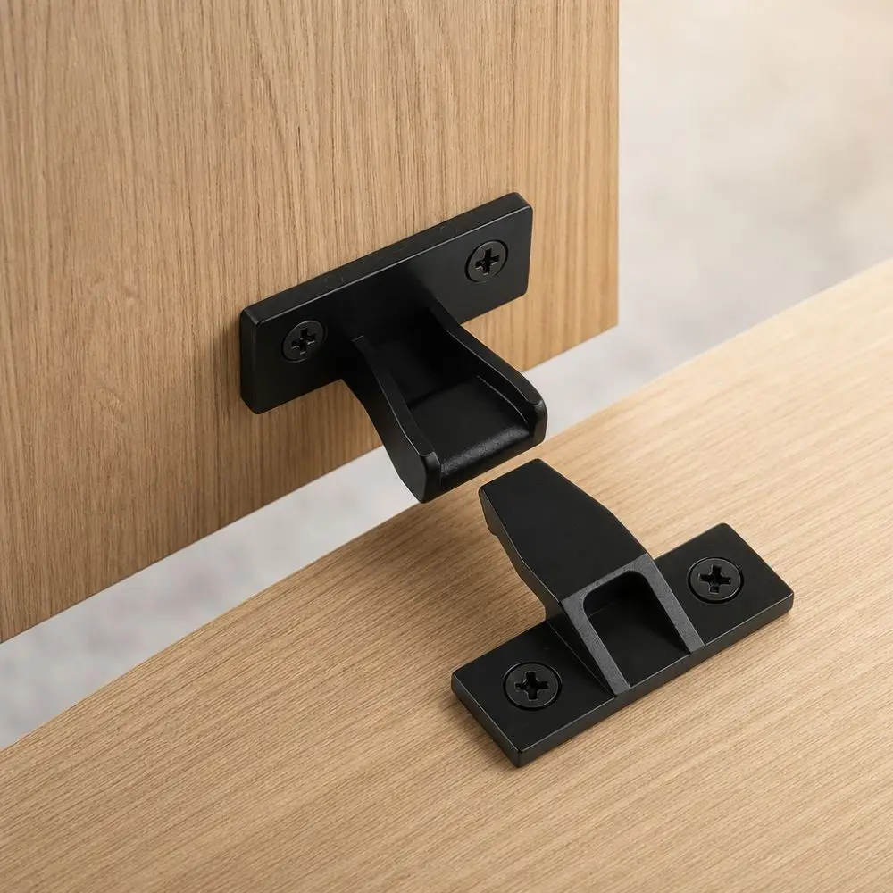 10pcs Adjustable Furniture Connectors Durable Universal Push-On Corner Buckles Versatile False Drawer Clips Cabinet Hardware