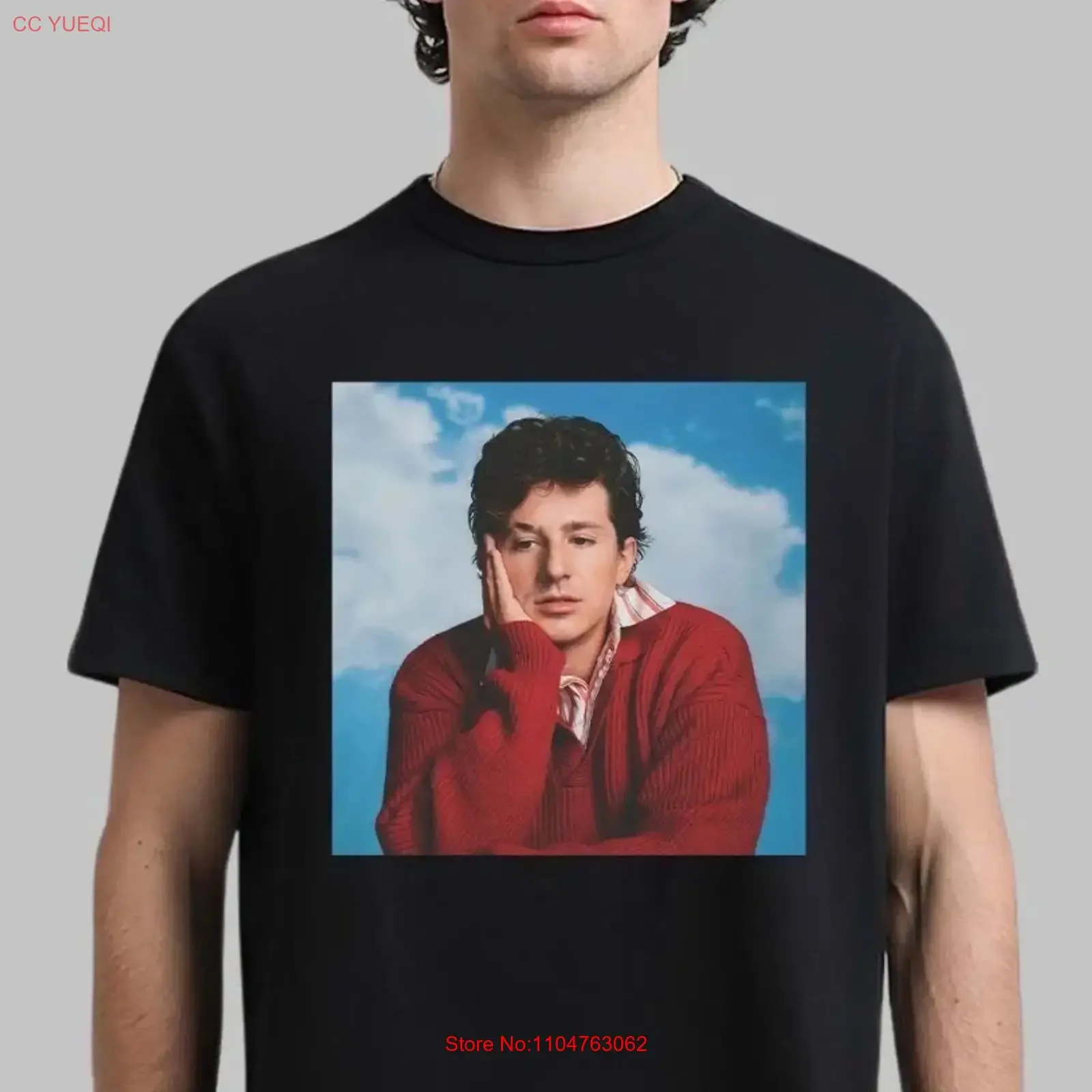 Charlie Puth Whatevers Clever Album Cover T Shirt vintage Washed Versatile fashion streetwear Stretched graphic