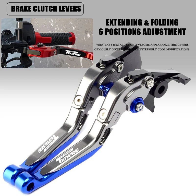 

CNC Adjustable Foldable Extendable Brakes Handle Clutch Lever For SuperTenere XT1200ZE 2012-2016 Super Tenere XT 1200 ZE