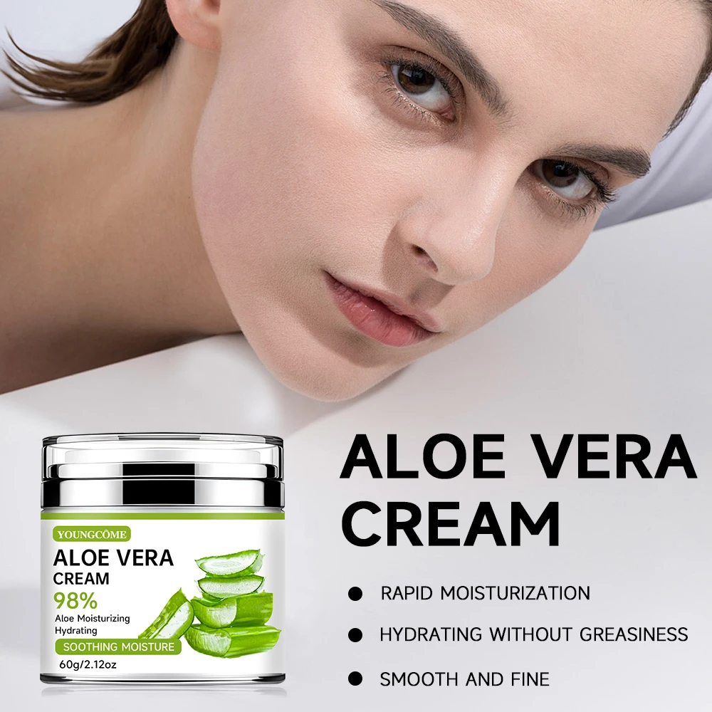 

98% Чистый гель с алоэ-мгновенное охлаждение и глубокое питание увлажняющий крем для мужчин и женщин-укрепляющий барьер для кожи, подходит для всех