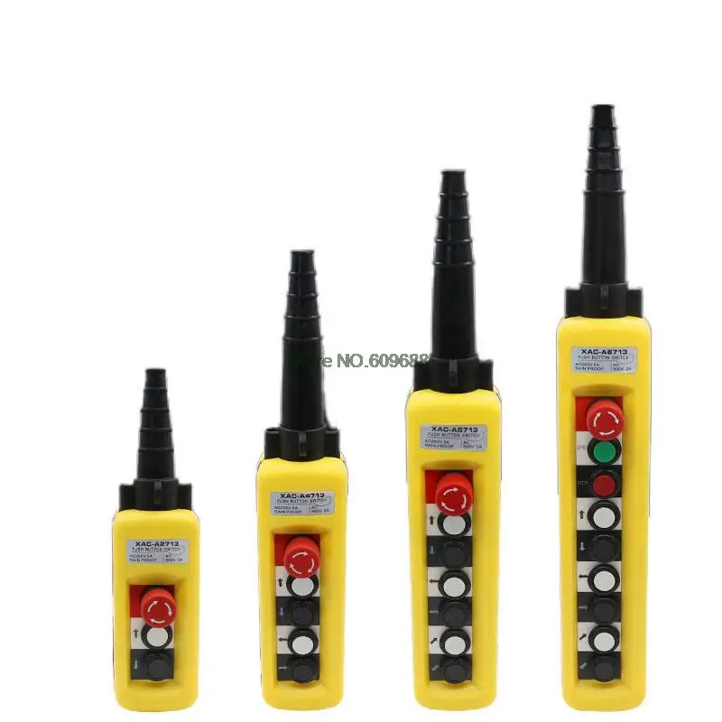 Chống Mưa Đơn Đôi Tốc Độ Vận Thăng Công Tắc Đẩy Nút Cần Cẩu Công Tắc Dây Chuyền Bộ Điều Khiển