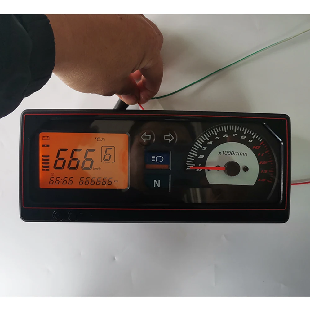 LCD Digital Universal Speedometer Motorcycle Odometer Meter Motorbike Moto Dashboard Motorcycle