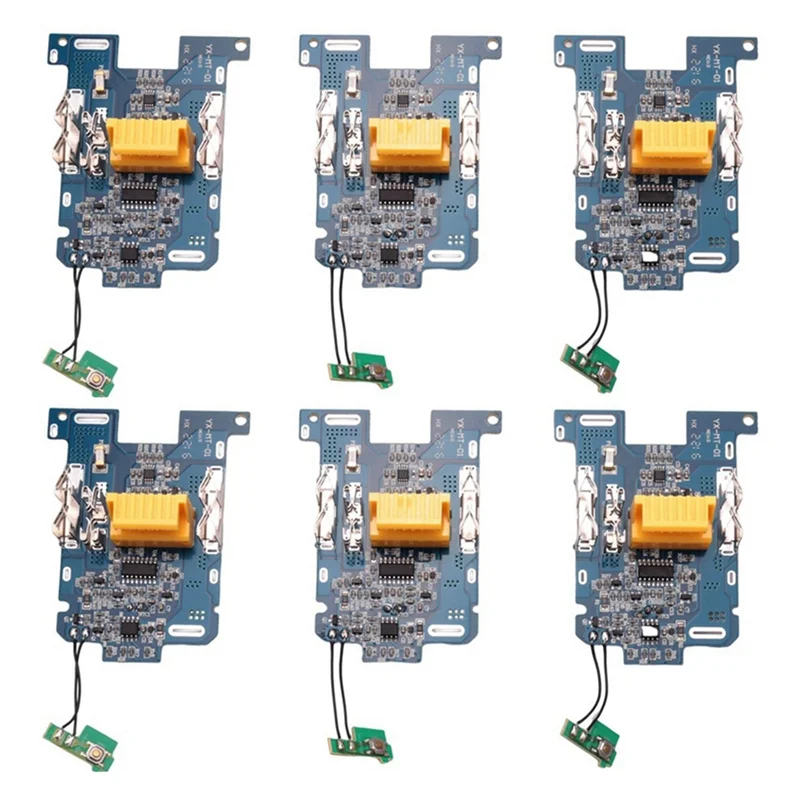 AC57-6Pcs BL1830 Li- Battery Protection Board For  18V Tools BL1815 BL1860 LXT400 BL1850, PCB BMS Charging Module