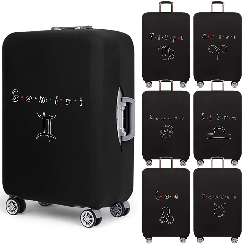 Elastic Luggage Cover Luggage Protective Covers Constellation Print Trolley Case Suitcase Case Dust Cover Travel Accessories