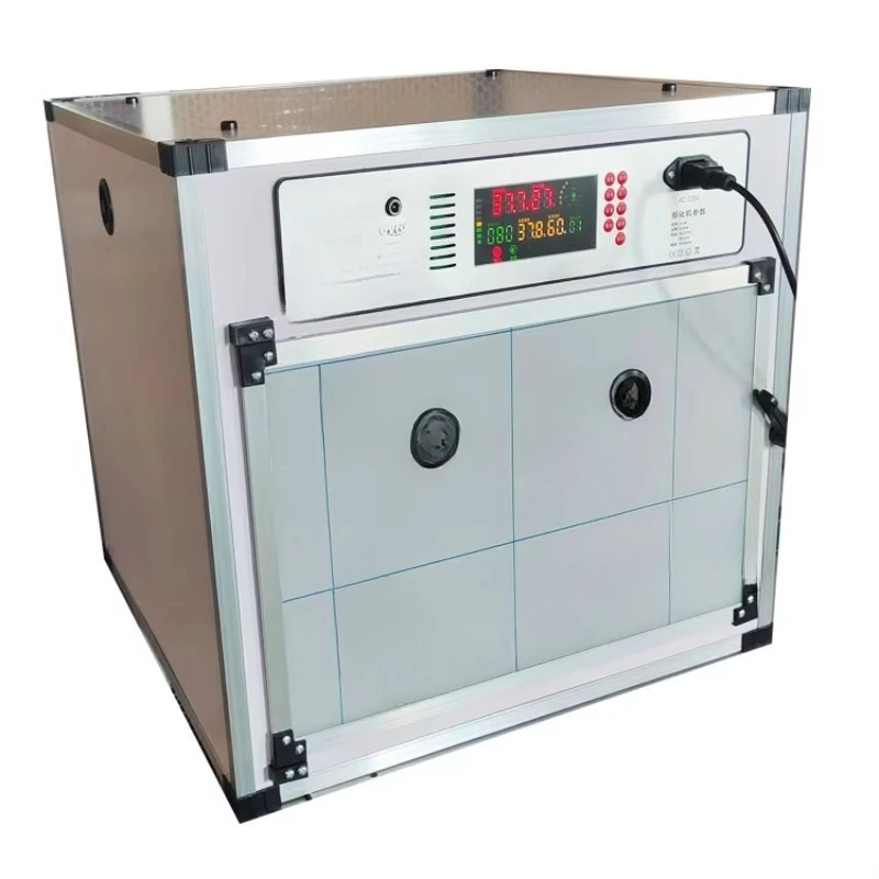 Small-Sized Egg Incubator Automatic Intelligent 340 Pcs 12v/220v Dual Power Chicken Emu Goose Ostrich Incubator 98%