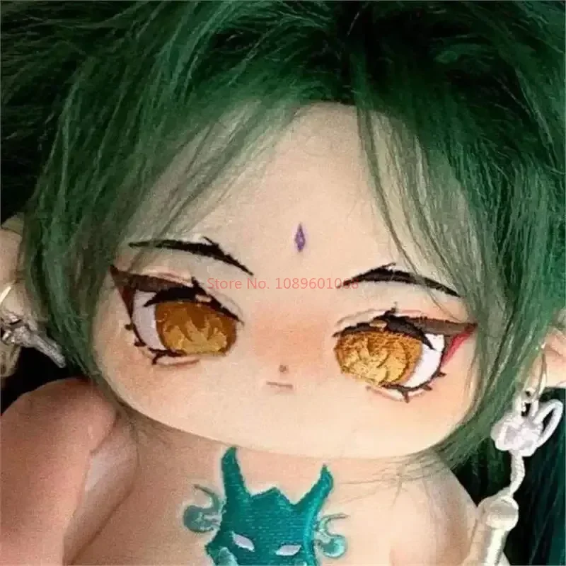 Genshin Impact Xiao-muñeco de peluche de 20cm, figura de colección de animación, adorno suave, Plushine, muñecas Kawaii, decoración para niñas y niños