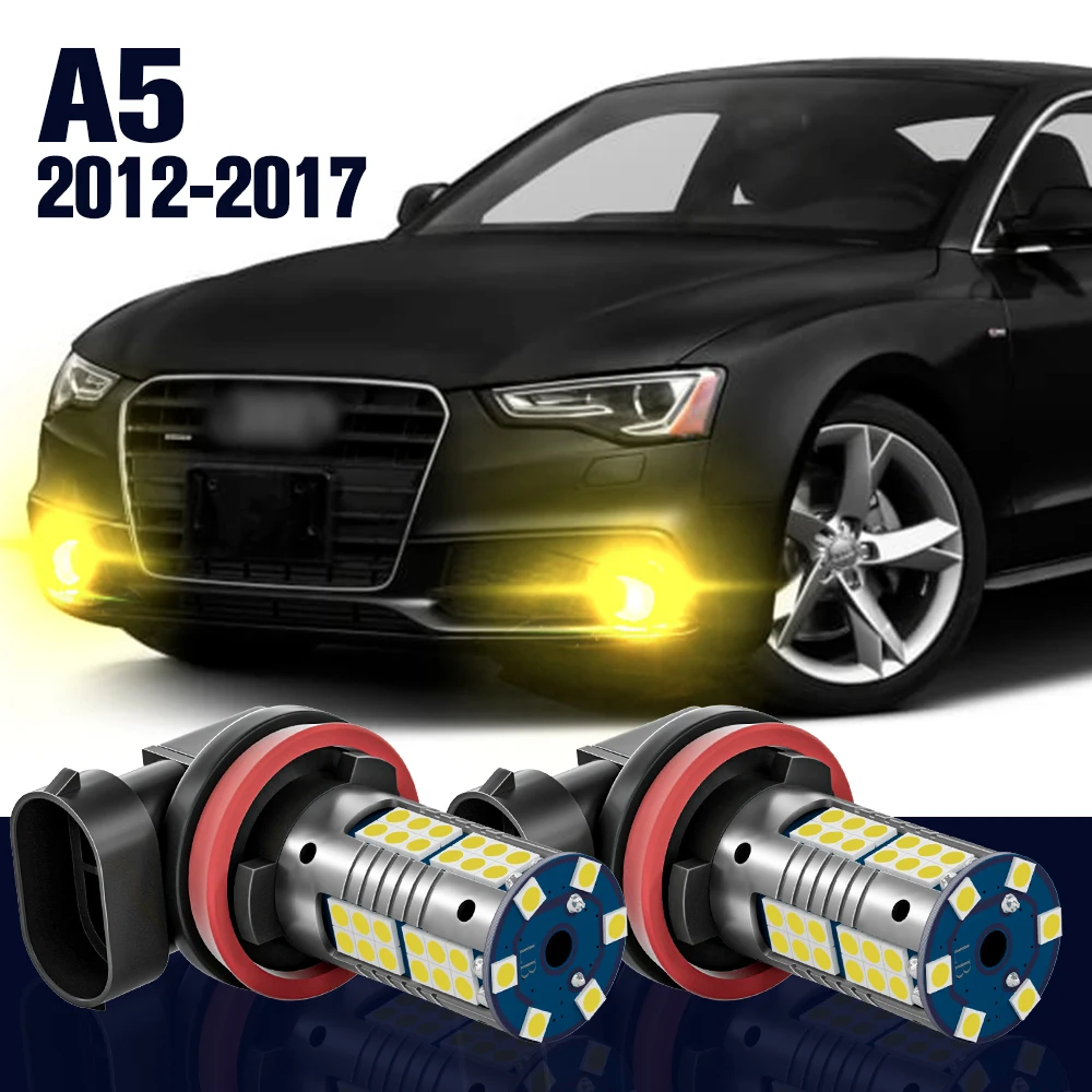 

Fog Light 2pcs LED Bulb Lamp For Audi A5 Accessories 2012 2013 2014 2015 2016 2017