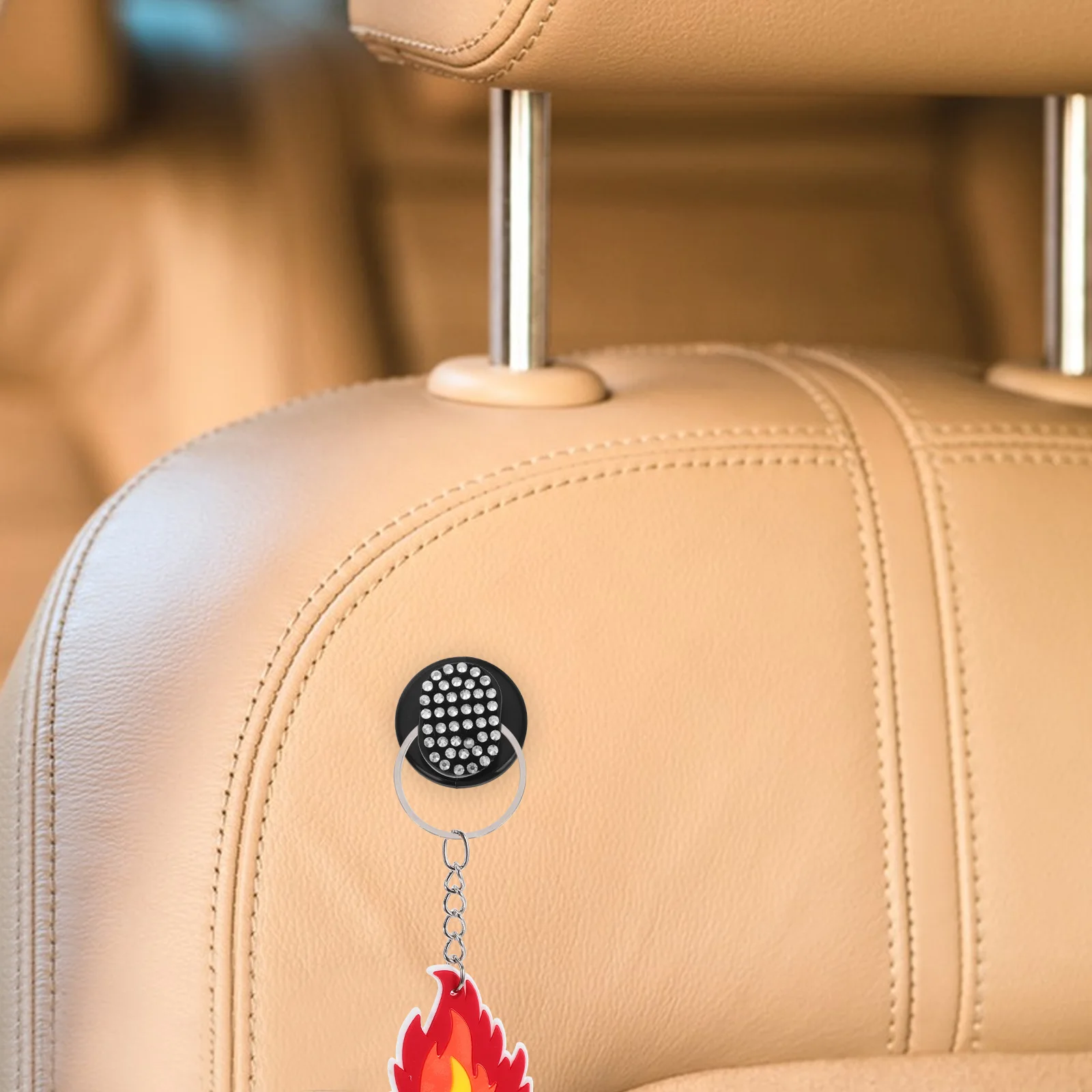 

5 Pcs Car Hook Decoration for Backseat Accessories Decorative Items Front Key Bling Purse Plastic Holder