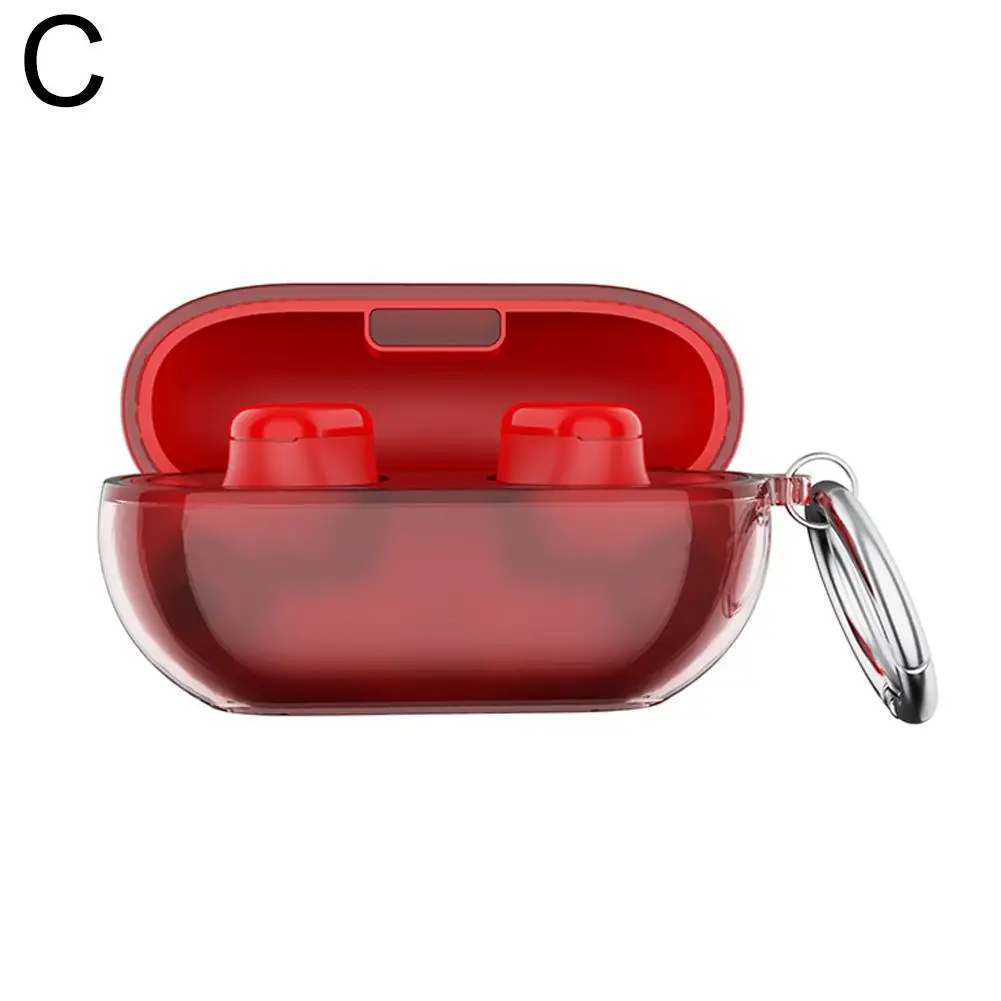 For Buds Transparent Protective With Keyring Tpu All-round Material 360° Scratch Resistant I4z7