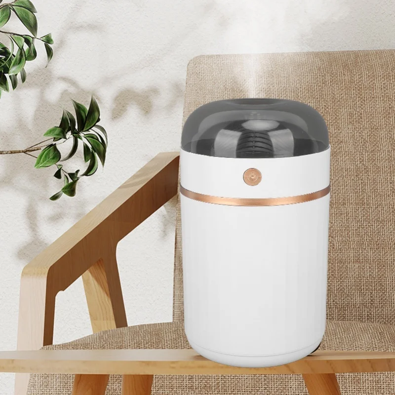 

1.5L Humidifier USB Powered Desk Humidifier Large Mist Output Mini Humidifier Portable Lightweight Humidifier For Home Car