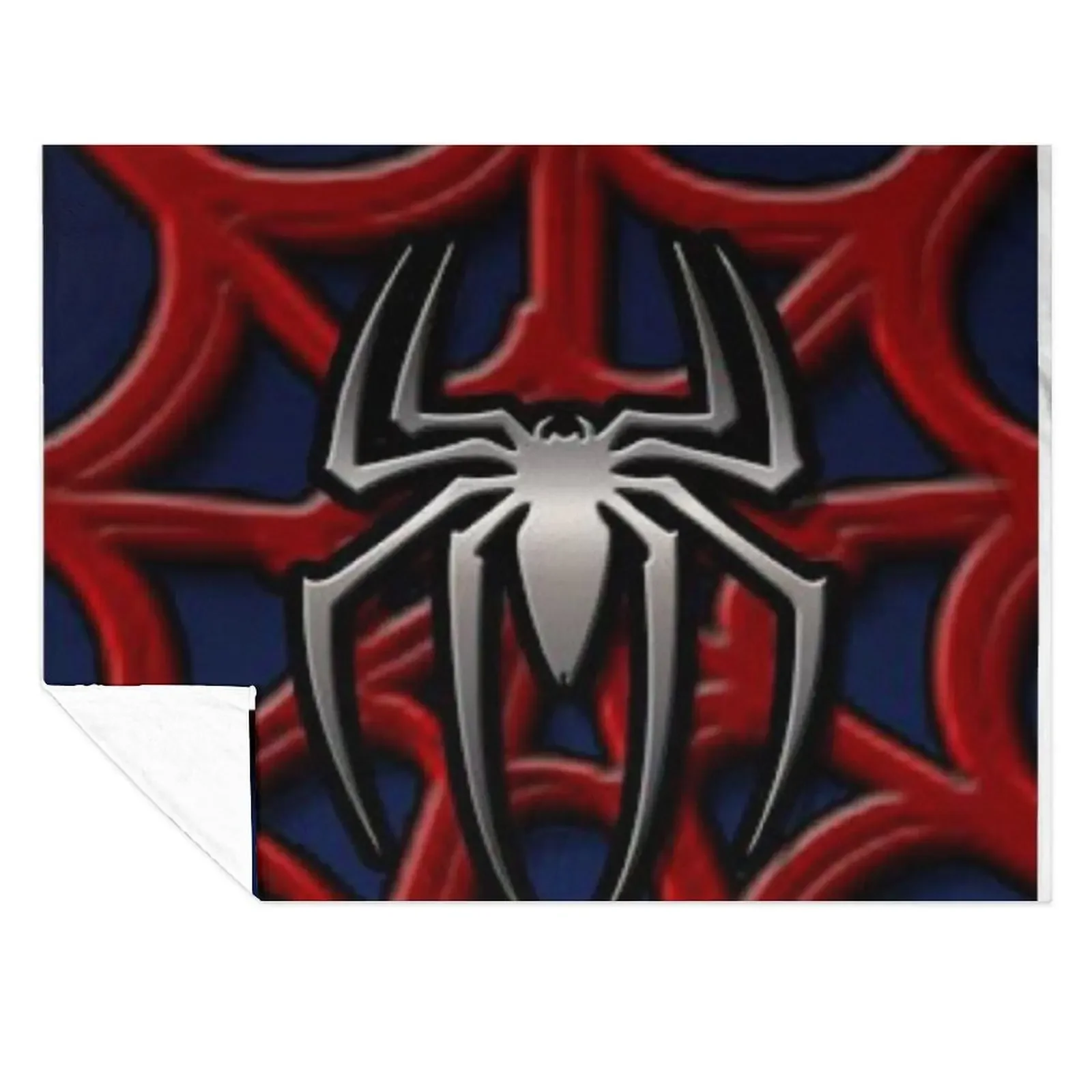 

Spider Throw Blanket halloween Camping Plaid on the sofa Flannel Fabric Blankets