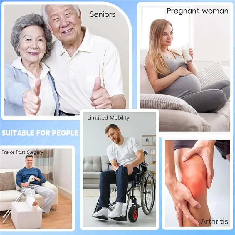 ELEG-Rigid Leg Lifter Strap 40 Inch, Long Leg Lifter With EVA Handgrips& Foot Loop, Leg Lifter After Hip Replacement