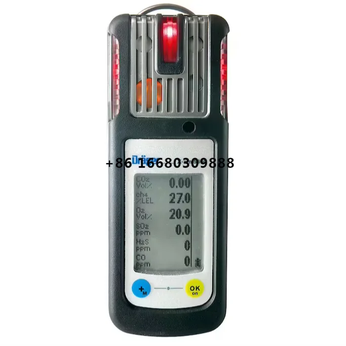 Germany Drager X-am5600 Portable Digital LCD Display Industrial Gas Detector with Lithium-Ion Battery Composite Gas Analyzers