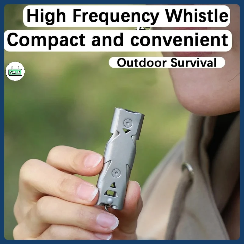 นกหวีดเสียงดังแบบท่อคู่สำหรับกิจกรรมกลางแจ้ง นกหวีด SOS สำหรับกิจกรรมกลางแจ้ง นกหวีดความถี่สูงสำหรับการกู้ภัยในเหตุแผ่นดินไหว