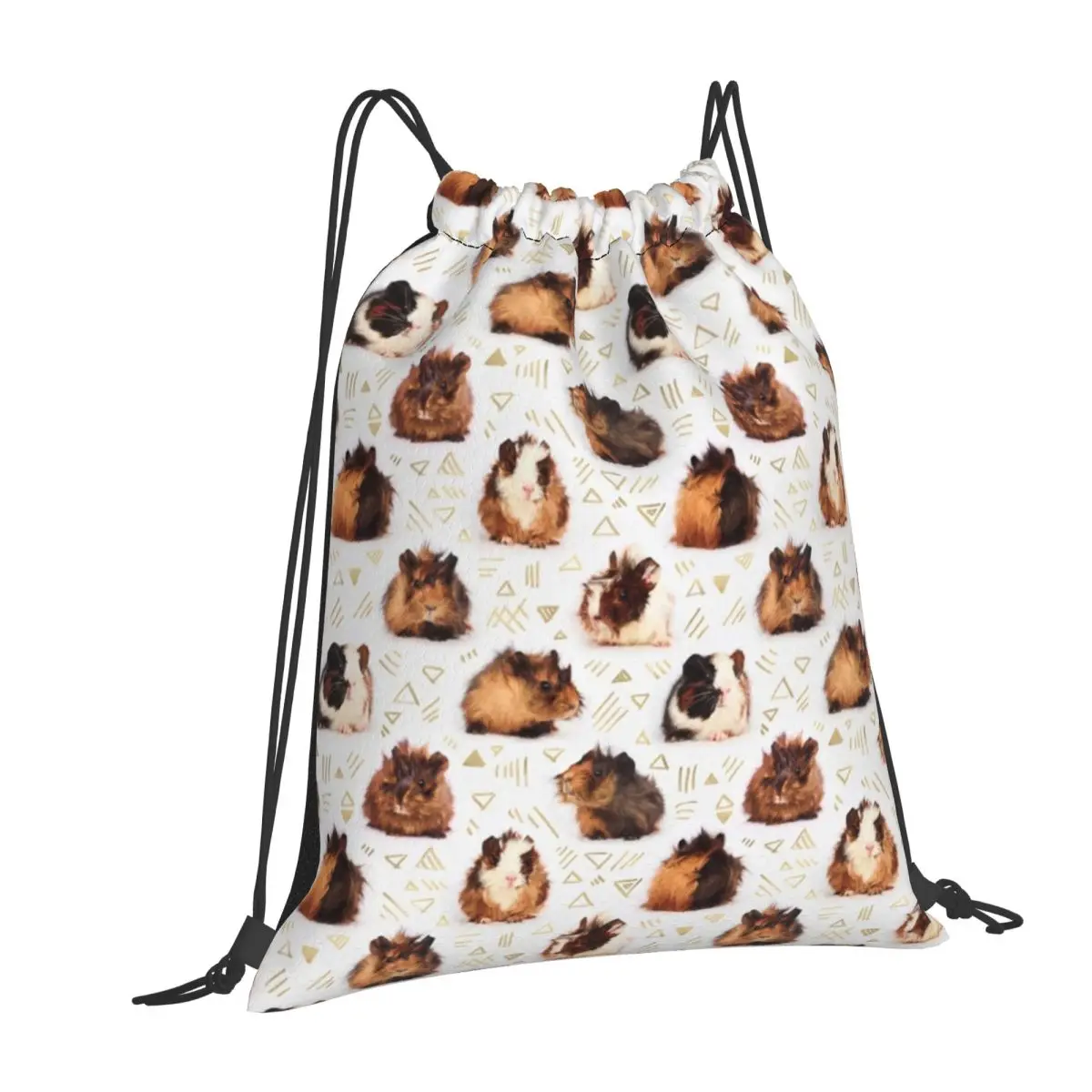 

The Essential Guinea Pig Backpacks Portable Drawstring Bags Sports Bag Book Bags for Man Woman Students