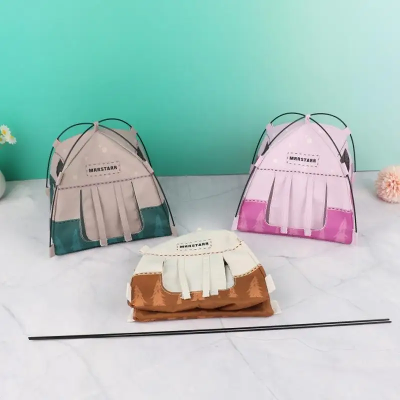 Poppenhuisaccessoire - 1 set miniatuur campingtent op schaal 1:12 voor buitendecoratie, doe-het-zelf-model en fotoprop