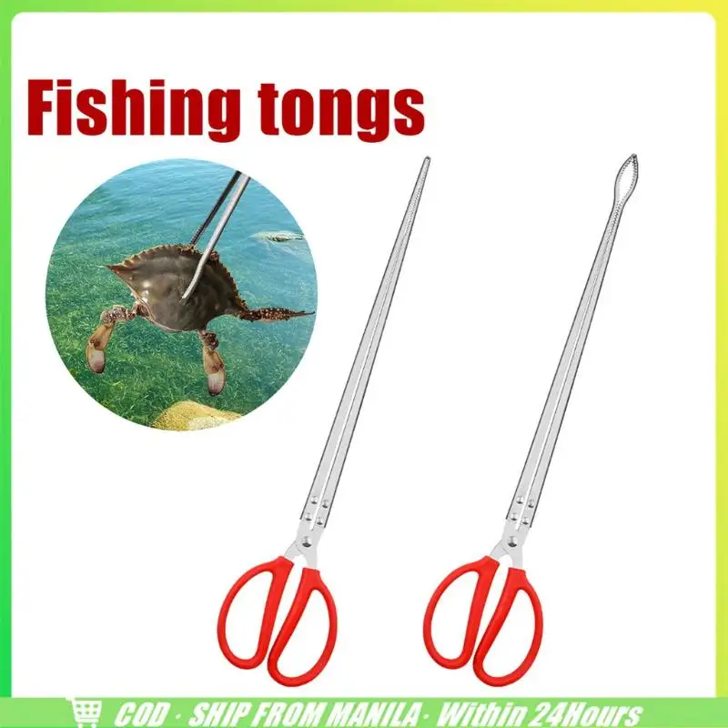 Ships In 62cm Seafood Tongs Fish And Crab Tong Plastic Crab Tongs Durable Easy To Use Non-Slip Multifunctional Beachcombing Too