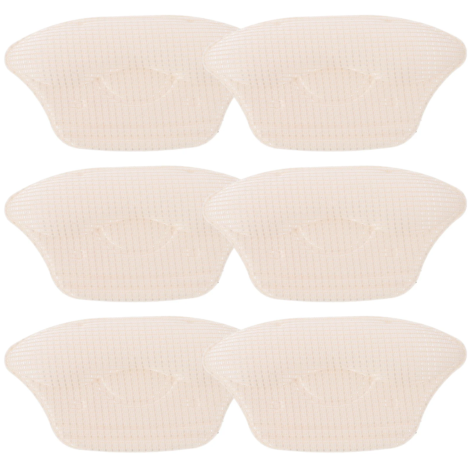 

3 Pairs Beige Heel Pads Inserts Cushions for Sneakers Boots Anti-wear Stickers Reusable Breathable Premium Material Protective