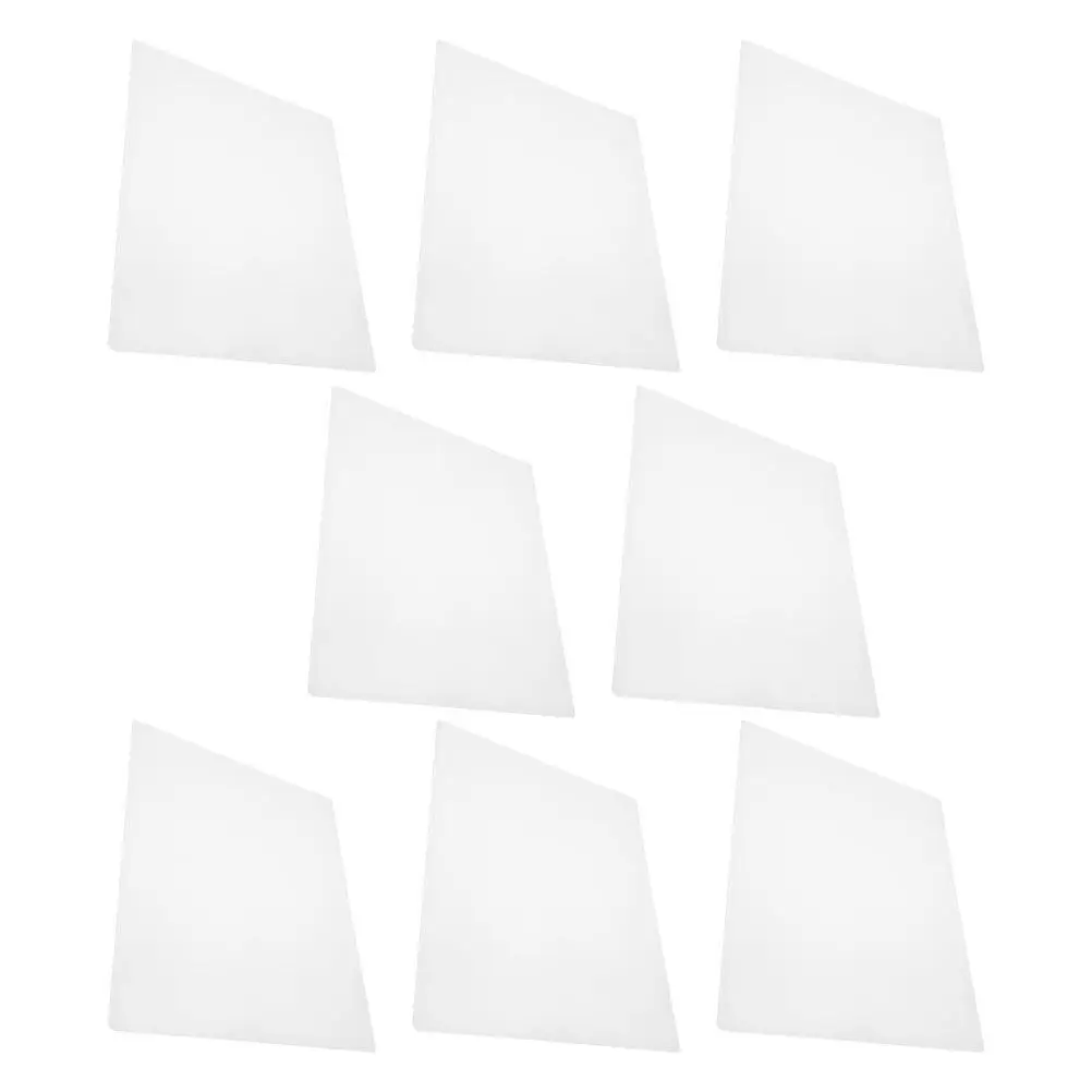 

8Pcs Clear PVC Photo Sleeves 21.6x28cm Waterproof Plastic Sheet Protectors for Posters Documents Certificates Office Home Studio