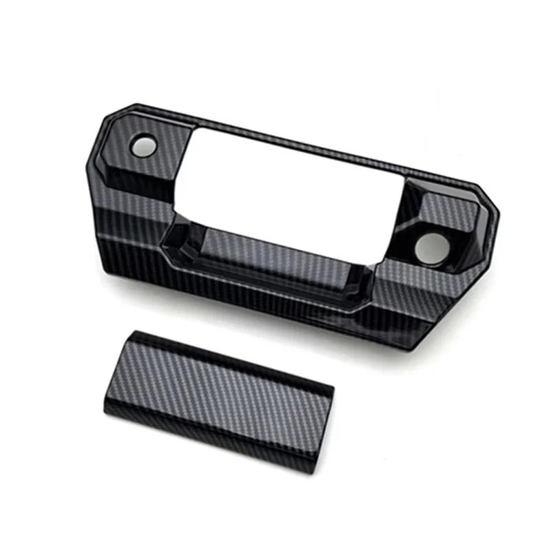 

Rear Trunk Handle Trim For Toyota Tacoma SR 2024 2025 Car Accessories Carbon Fiber Style Rear Tailgate Cover Look