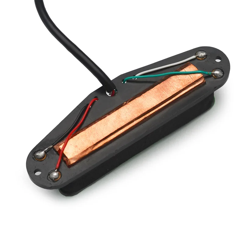 Electric Guitar Pickup, Low Noise Dual Coil Single Pickup, Small Dual Track Electric Guitar Pickup