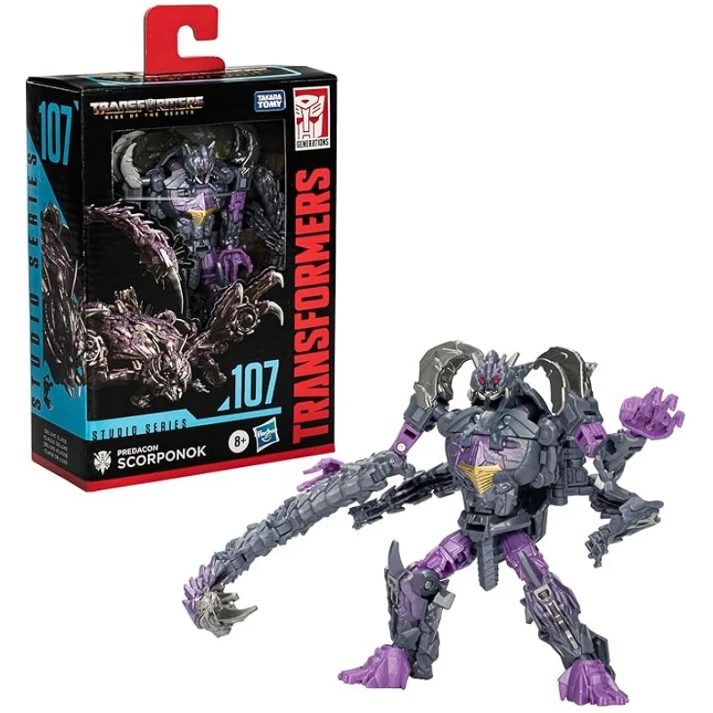 トランスフォーマーおもちゃスタジオシリーズ Rise of The Beasts SS107 プレダコン スコルポノク SS115 ダブルパンチ デラックス 4.5 インチ アクションフィギュア玩具