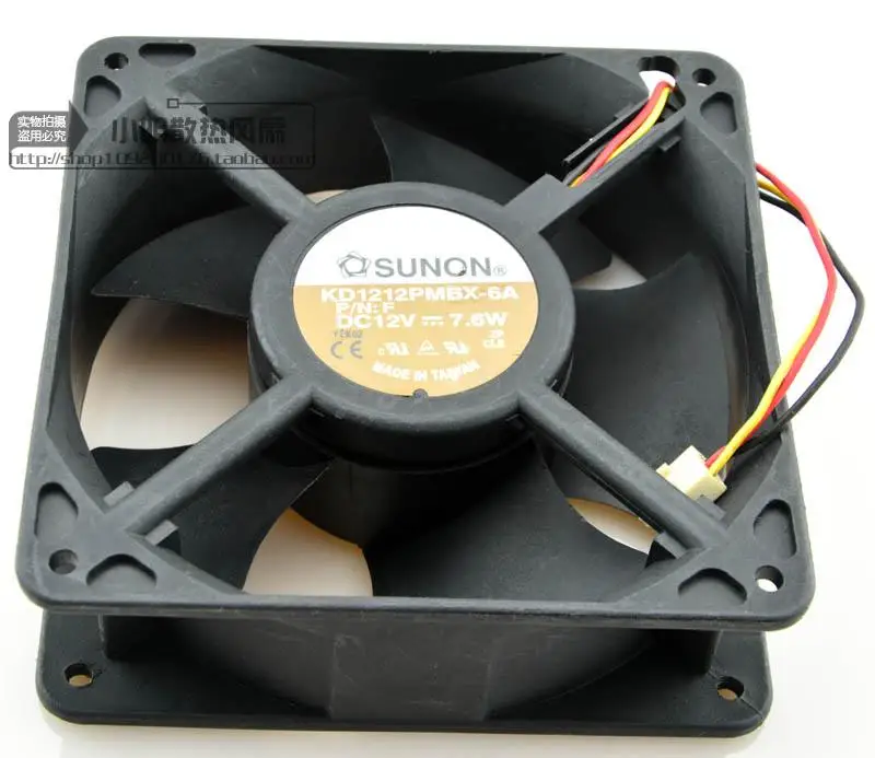 NEW ORIGINAL KD1212PMBX-6A  12V 7.6W 120*120*38 mm COOLING FAN