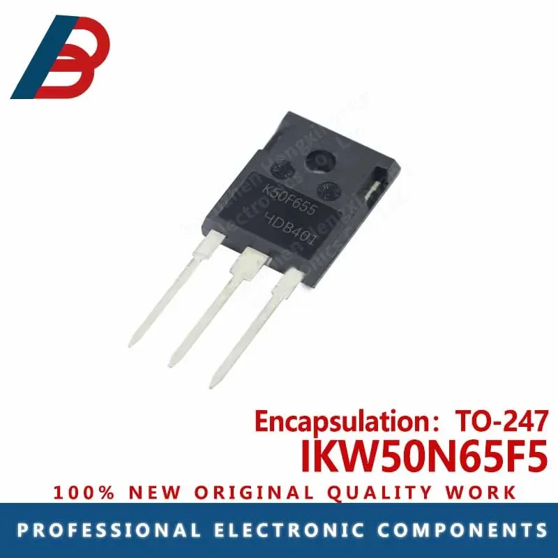 5pcs  The IKW50N65F5 is packaged with TO-247 transistors