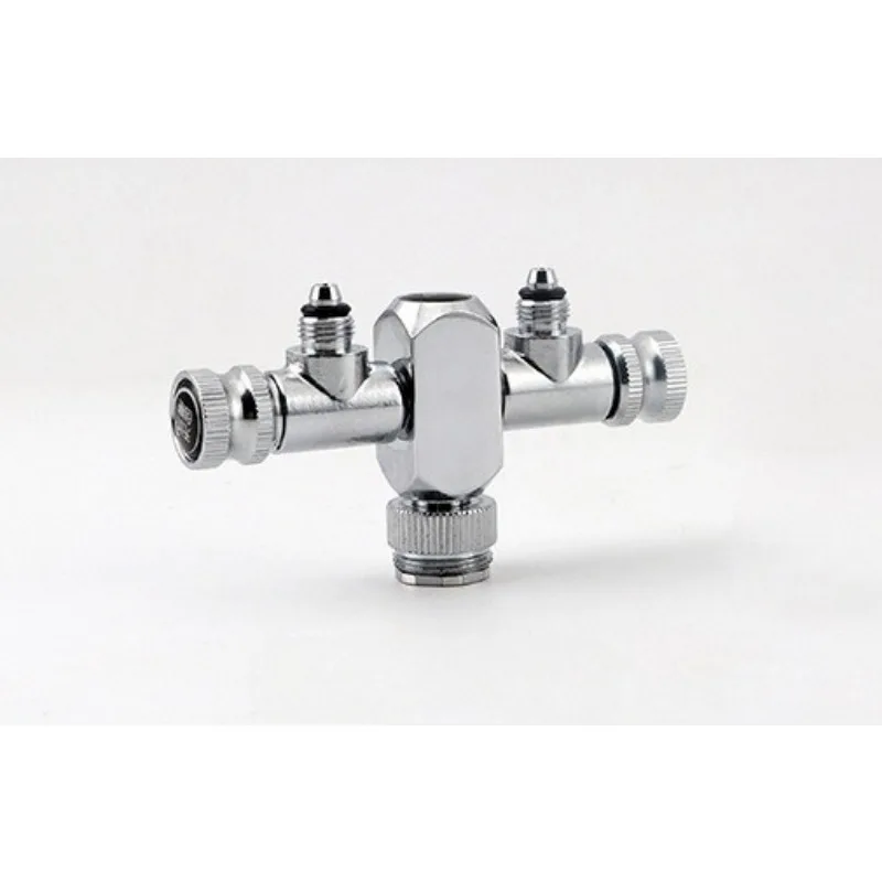 Aquarium CO2 One To Two Splitter, Planted Tank Carbon Dioxide Cylinder Manifold Distributor