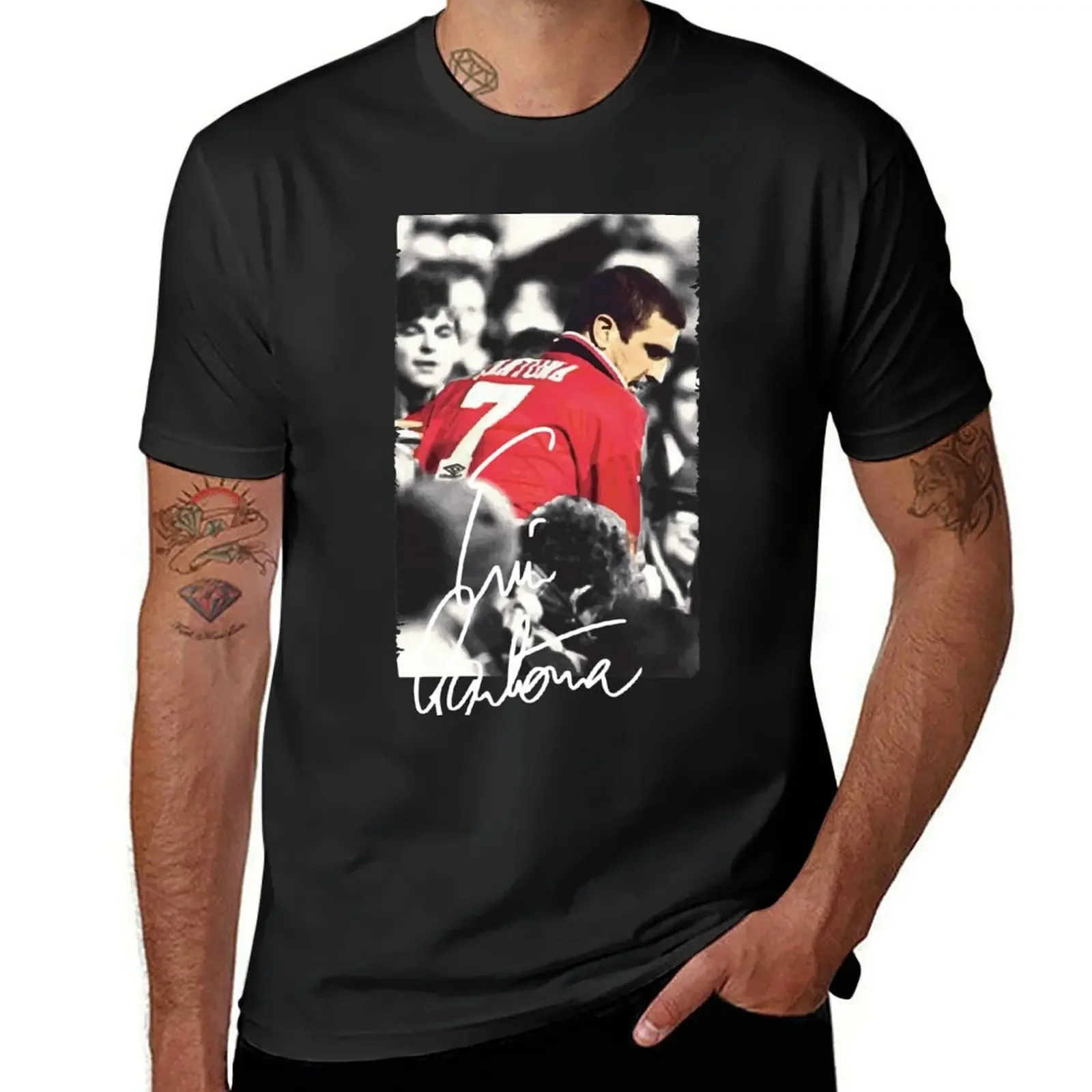 Eric Cantona - Football Legend T-Shirt plus sizes sports fans vintage summer tops mens cotton t shirts