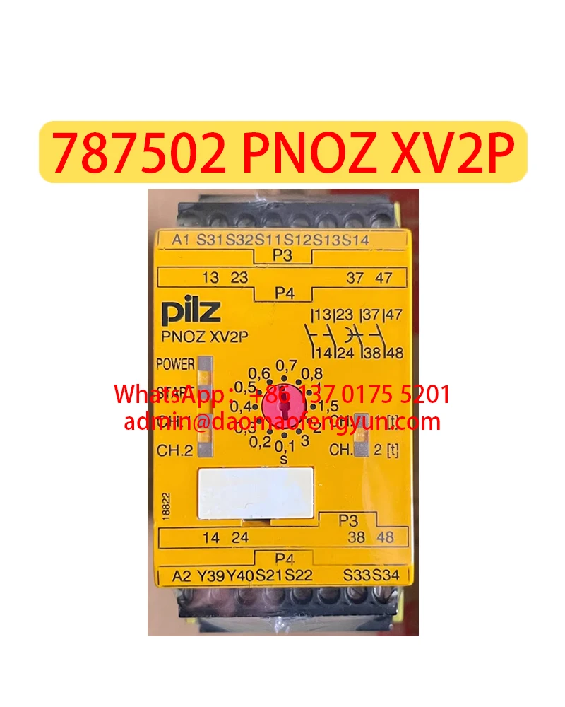 

787502 PNOZ XV2P Brand New Safety Relays，Fast shipping