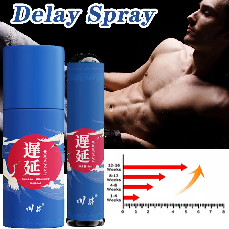 Powerful Men Penile Erection Delay Spray Sex Time Extend Lasting Prevents Premature Ejaculation for Man Massage Oil Lubricant