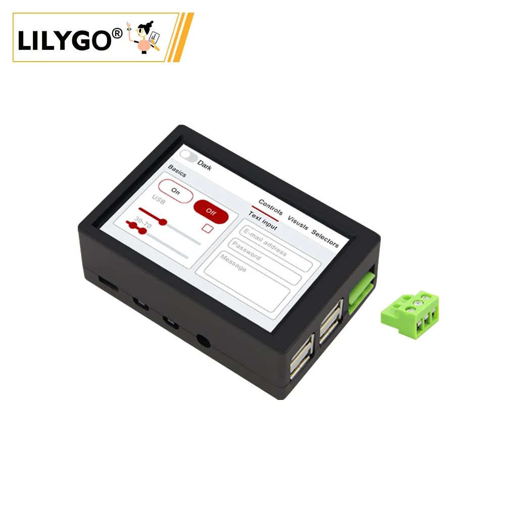 LILY Pi ESP32 Wireless Module WIFI Bluetooth 3.5 Inch Display 5V Relay Expansion Development Board for Arduin