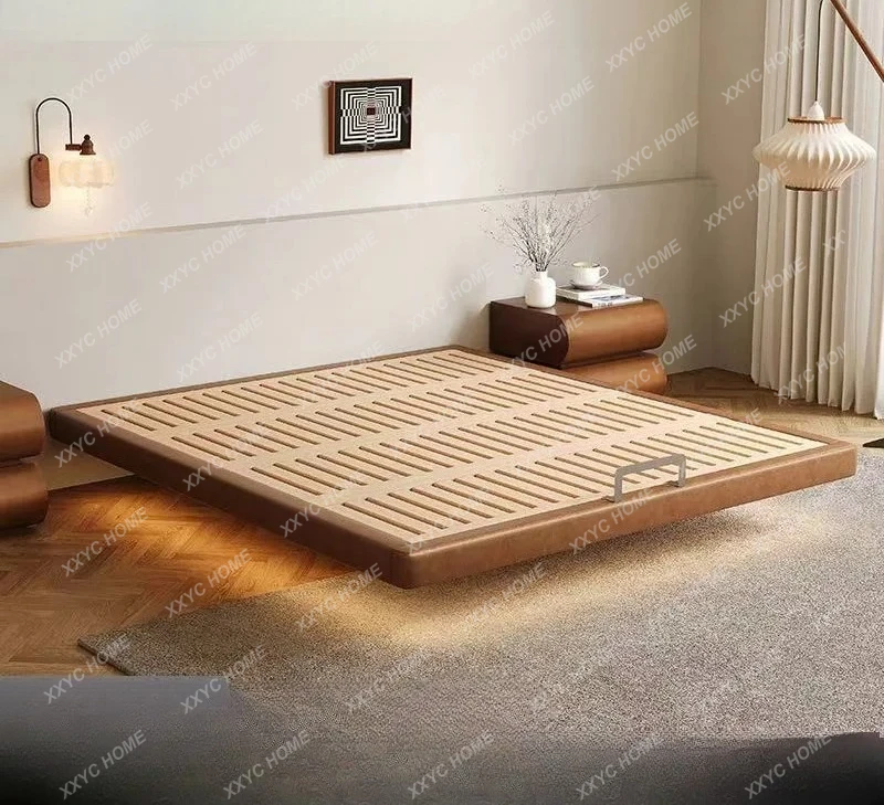 GH Beech modern simple small apartment with flush edges and no backrest antique household suspended bed tatami