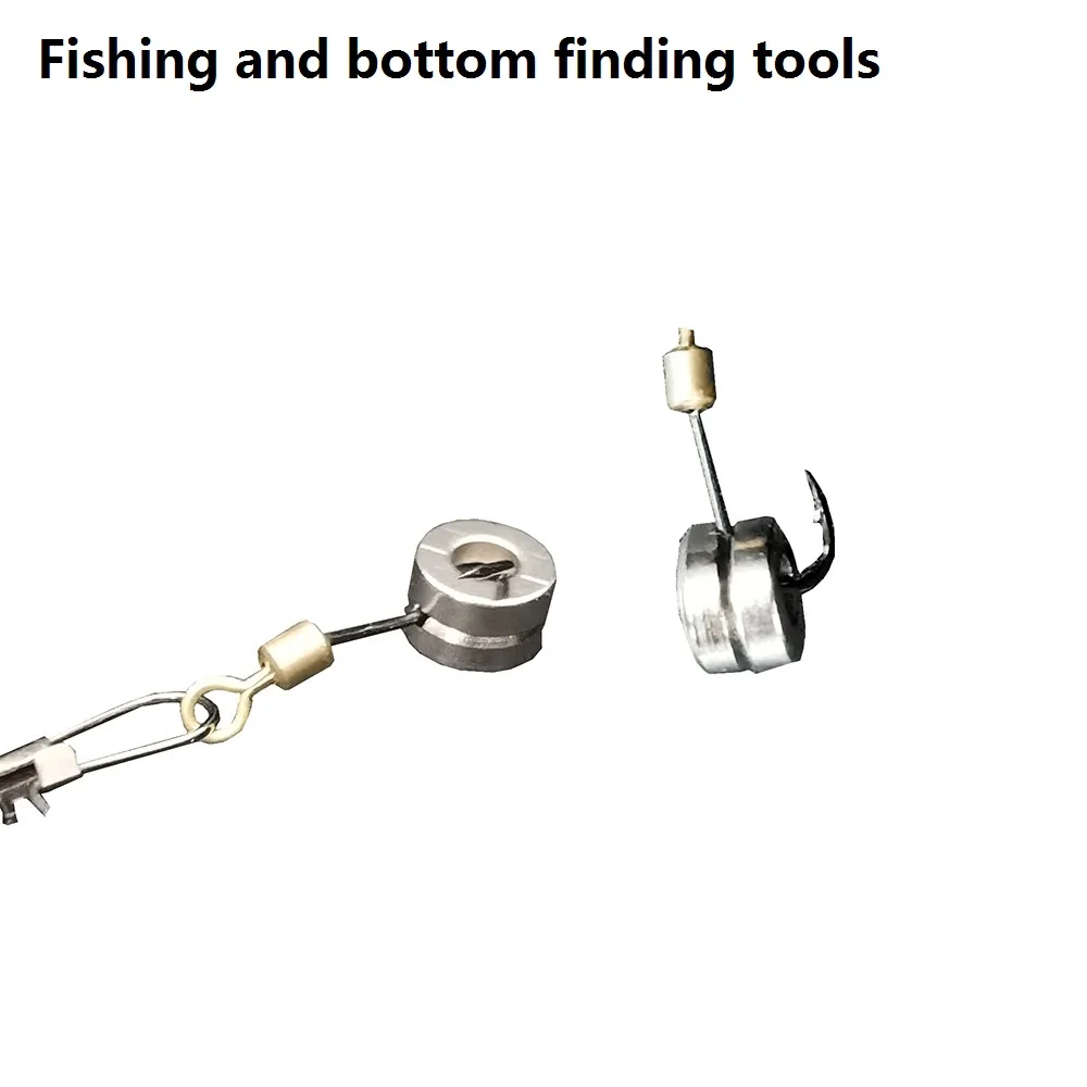 Fishing hook, bottom finding tool measuring plumb bob, fishing accessories, counterweight, tungsten mud, float adjustment