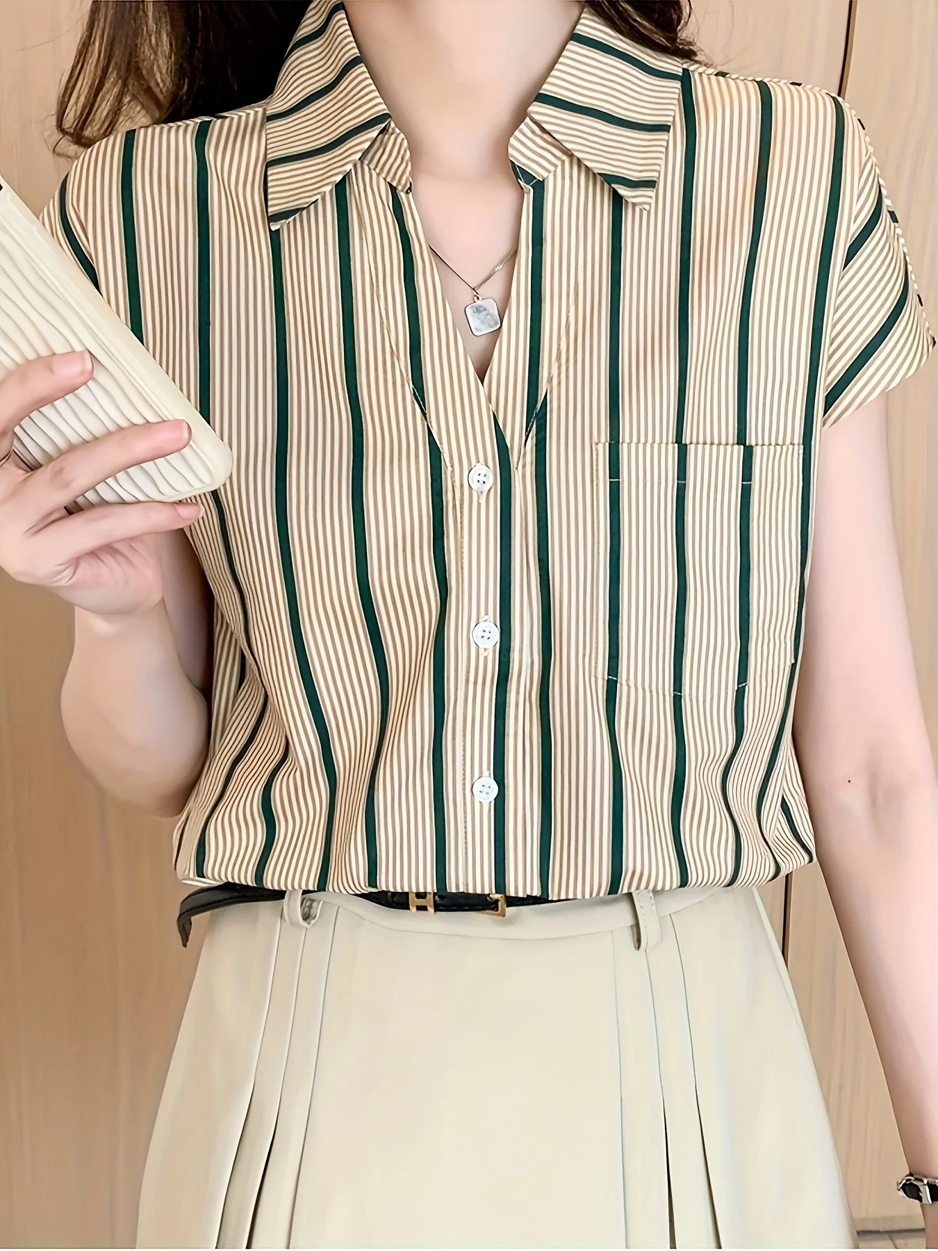 Modne bluzki damskie w paski Nowe wiosenne letnie koszule damskie bez rękawów koszule z dołem Topy blusa mujer
