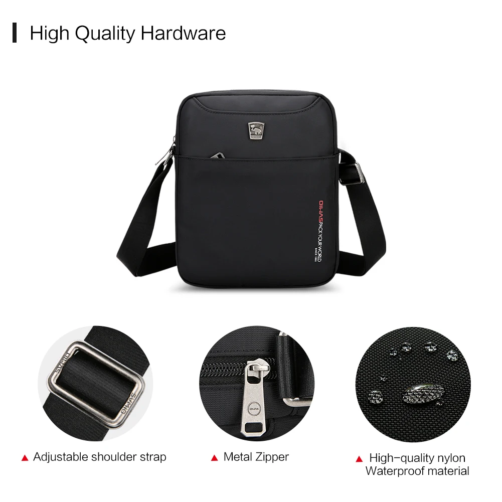 Oiwas Crossbody Tas Heren Zakje Kleine Man Tassen Mini Enkele Schouder Telefoon Messenger Tas Cross Body Portemonnee Voor Reiswerk School