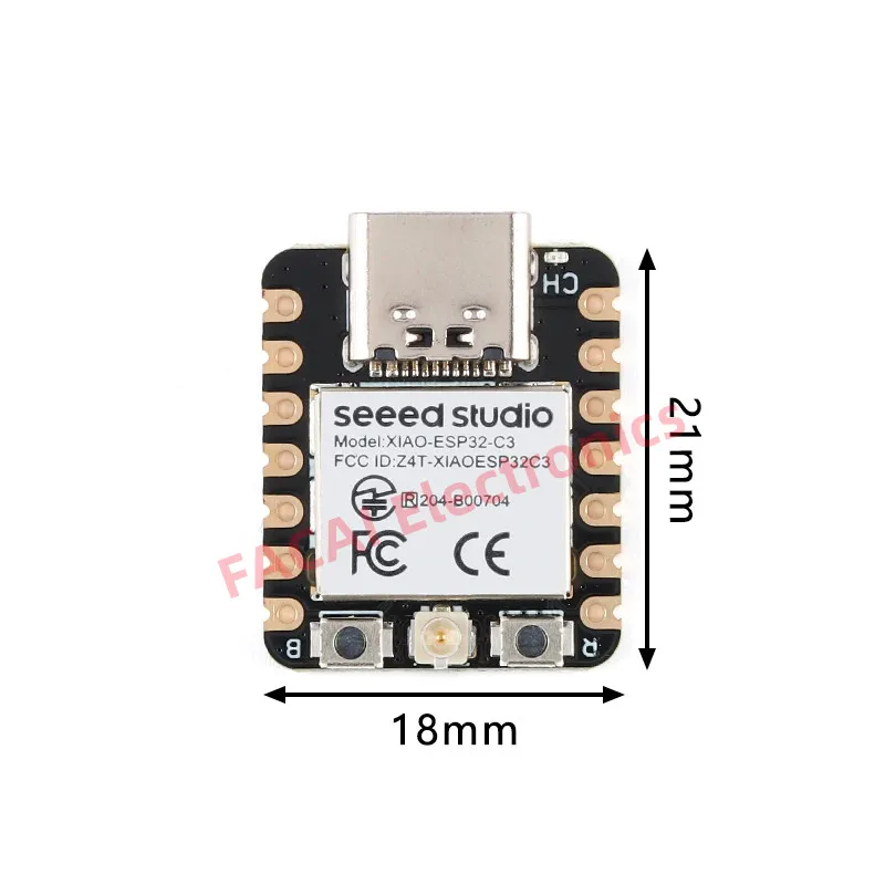 Imagem -02 - Seeeduino-seeed Studio Xiao Esp32-c3 Development Board Module Wi-fi Compatível com Bluetooth Mesh 5.0 Flash 4mb 400kb Ram Arduino