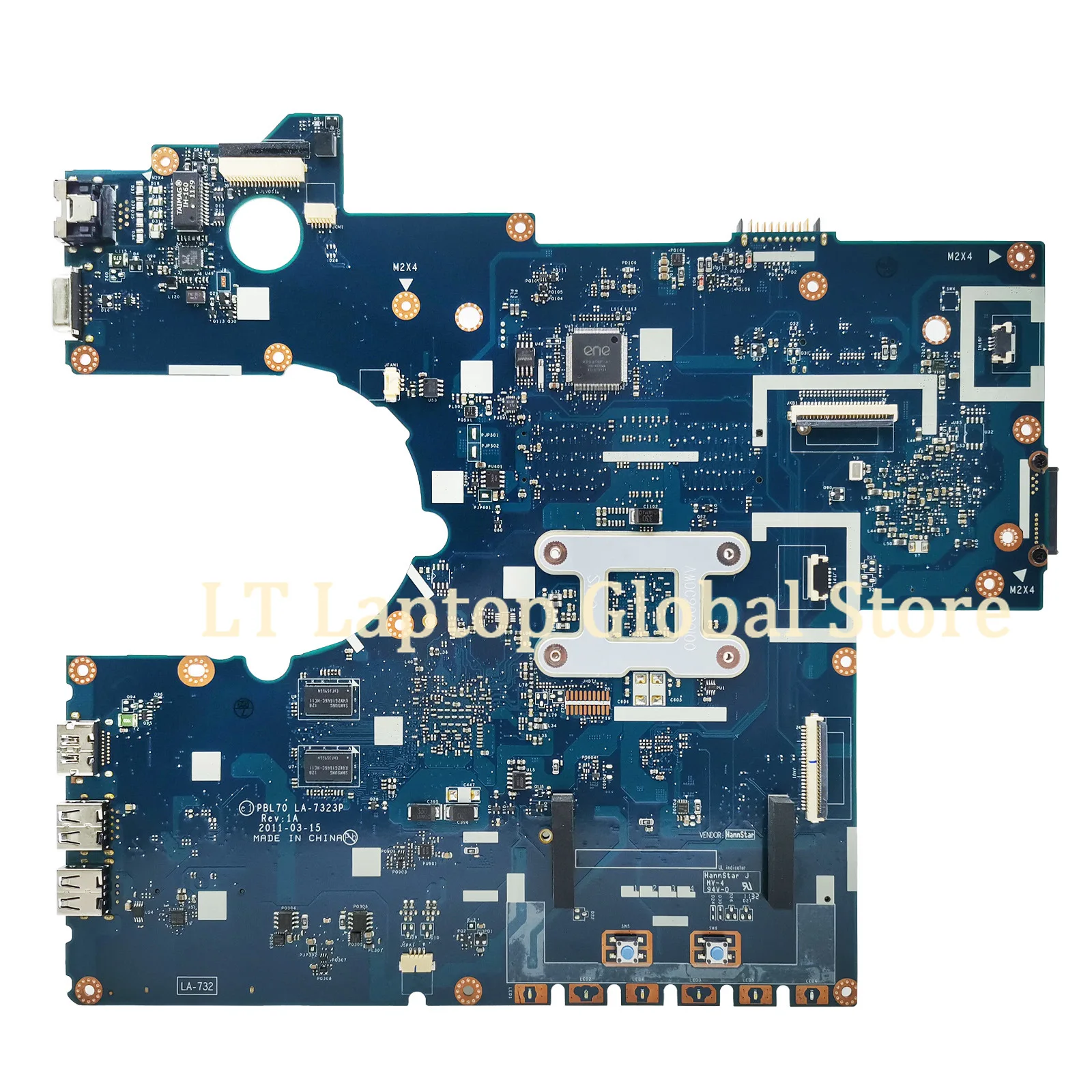 Lt mainboard für asus k73b k73br laptop motherboard hd7470m 1g mit amd cpu pbl70 LA-7323P getestet funktioniert